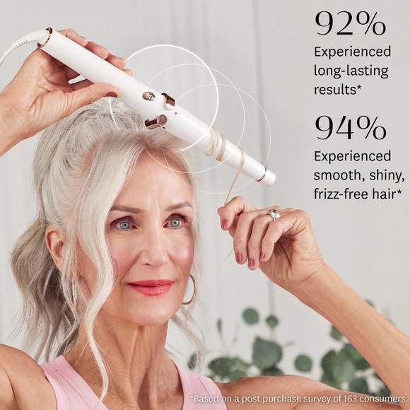 T3 SinglePass Wave Professional Tapered Ceramic Styling Wand - Picture 3 of 5